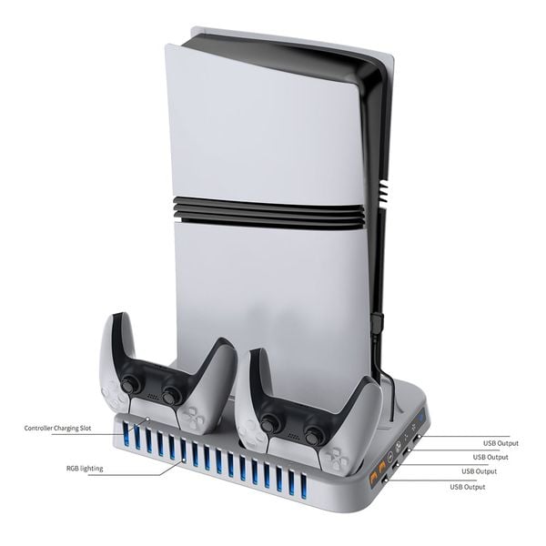 Đế tản nhiệt đa chức năng cho PS5 Pro/Slim/Fat DOBE TP5-5505