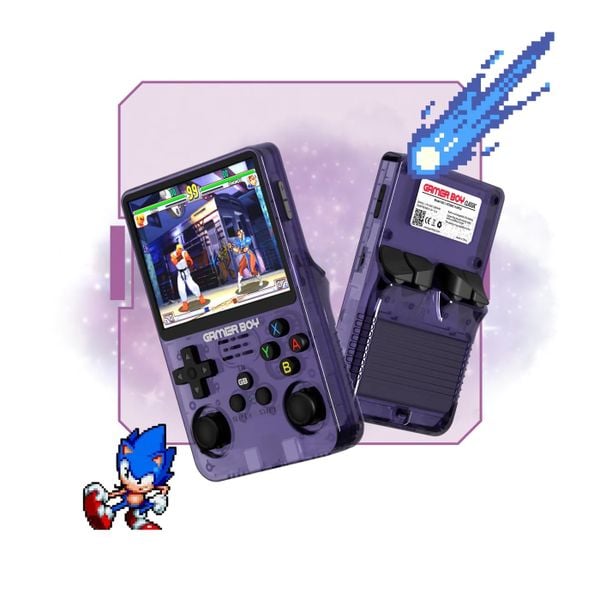 Máy game Retro Handheld Gamer Boy - Atomic Purple 64GB