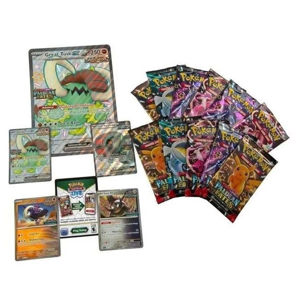 Pokémon TCG: Scarlet & Violet - Paldean Fates: Great Tusk ex & Iron Treads ex Premium Collection