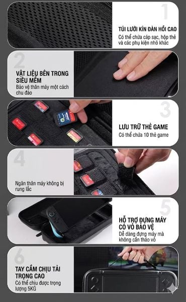 IINE TÚI CHỐNG SỐC BẢO VỆ NINTENDO SWITCH 2 L1249