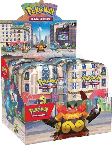 Pokemon TCG: Lumiose City Mini Tin Display