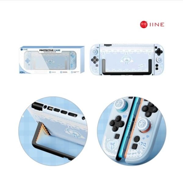 IINE Protective Case Light Blue Theme cho Switch 2 - L1263