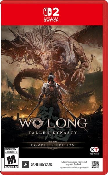 Wo Long: Fallen Dynasty Complete Edition (Game Key Card Switch 2)