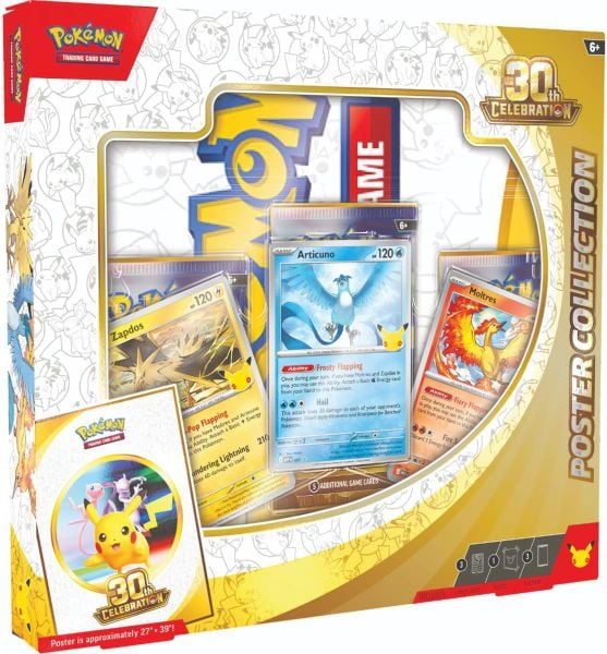 Thẻ bài Pokémon TCG: 30th Celebration Poster Collection