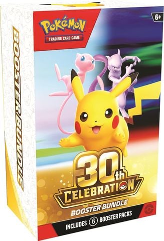 Thẻ bài Pokémon TCG: 30th Celebration Booster Bundle - English