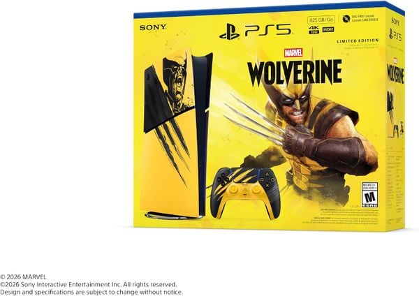 PlayStation 5 Digital Edition – Marvel’s Wolverine Battle Yellow Limited Edition