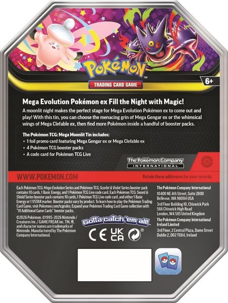 Pokémon TCG: Mega Moonlit Tin