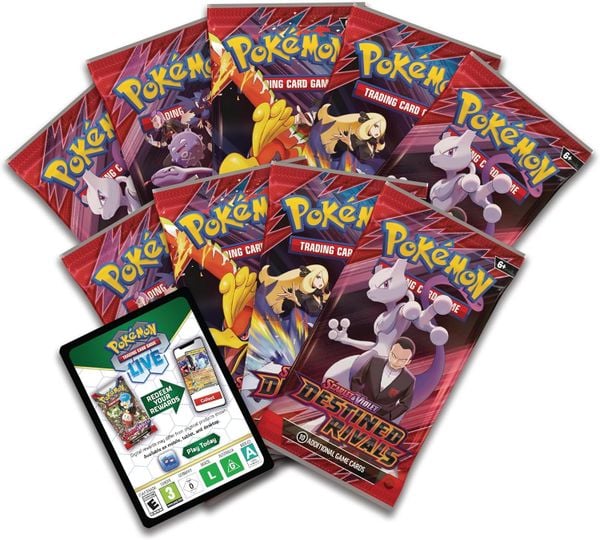 Thẻ bài Pokémon TCG: Destined Rivals SV10 Booster Bundle
