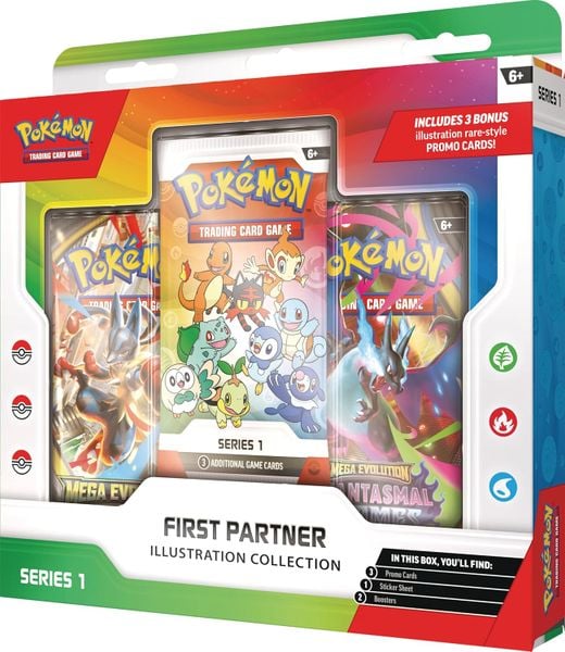 Thẻ bài TCG Pokemon First Partner Illustration Collection - Series 1