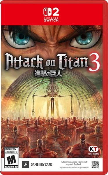 Attack on Titan 3 (Game Key Card Switch 2)