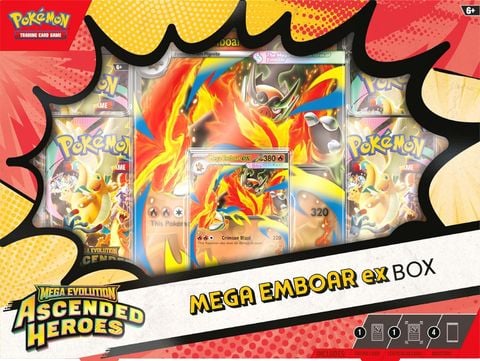 Pokémon TCG: Ascended Heroes Mega Emboar ex Box