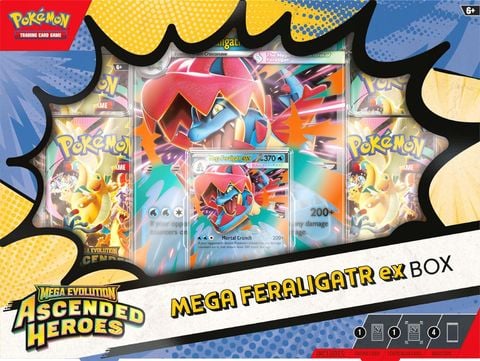 Pokémon TCG: Ascended Heroes Mega Feraligatr ex Box