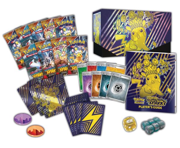 Pokemon TCG: Scarlet & Violet Surging Sparks Elite Trainer Box + Booster Bundle