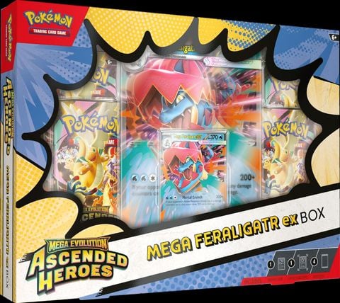 Pokémon TCG: Ascended Heroes Mega Feraligatr ex Box