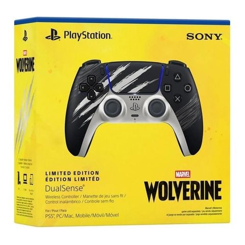 PlayStation DualSense® Wireless Controller – Marvel’s Wolverine Battle Adamantium Limited Edition
