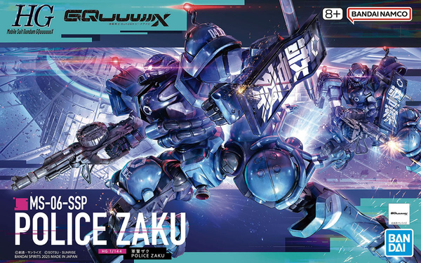 Mô hình HG 1/144 Police Zaku (MS‑06‑SSP) | Chính hãng Bandai