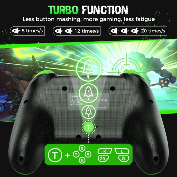 IINE Jormungandr Series L1224 - Pro Controller cho Switch 2/Switch