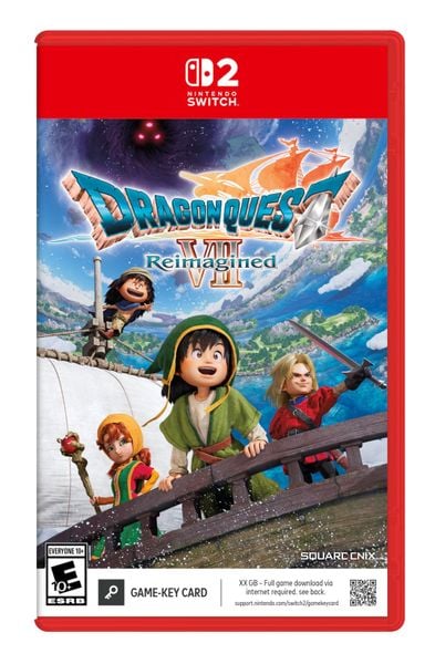 Dragon Quest VII Reimagined Game Key Card Nintendo Switch 2