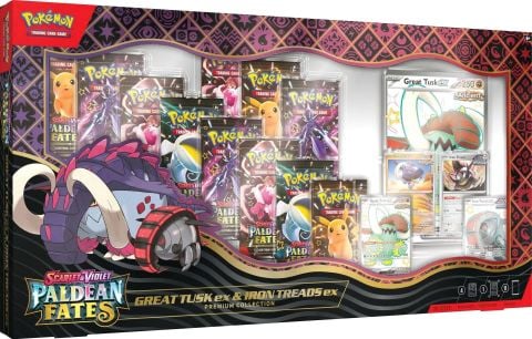Pokémon TCG: Scarlet & Violet - Paldean Fates: Great Tusk ex & Iron Treads ex Premium Collection