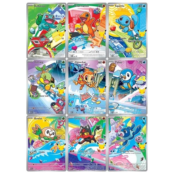 Thẻ bài TCG Pokemon First Partner Illustration Collection - Series 1