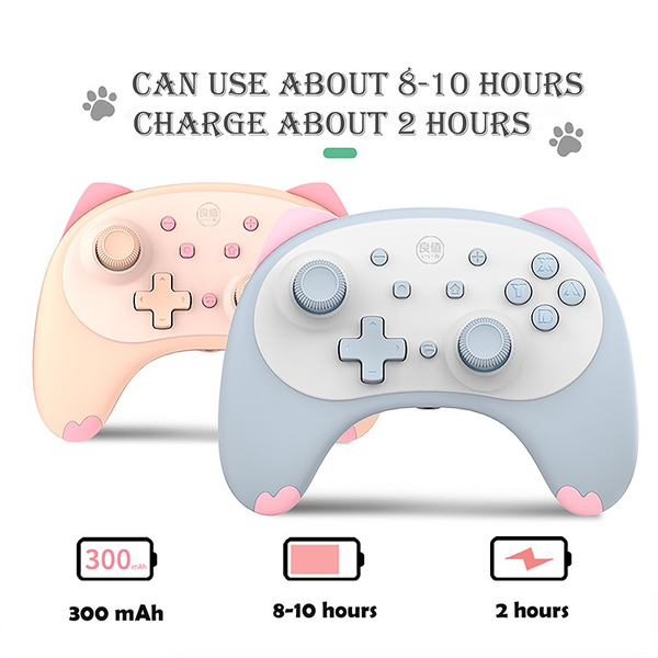 IINE Nintendo Switch Cartoon Cat Controller