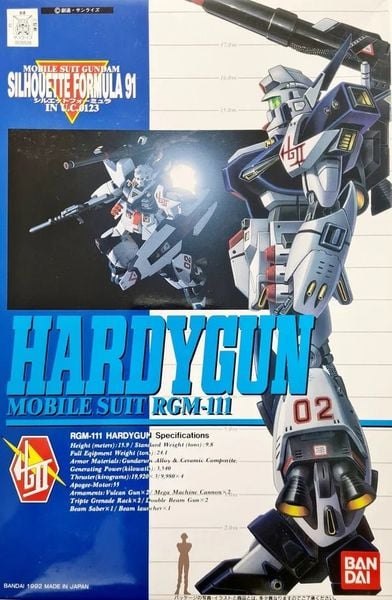 Mô hình Gundam 1/100 Silhouette Formula 91 – Hardygun (RGM‑111)