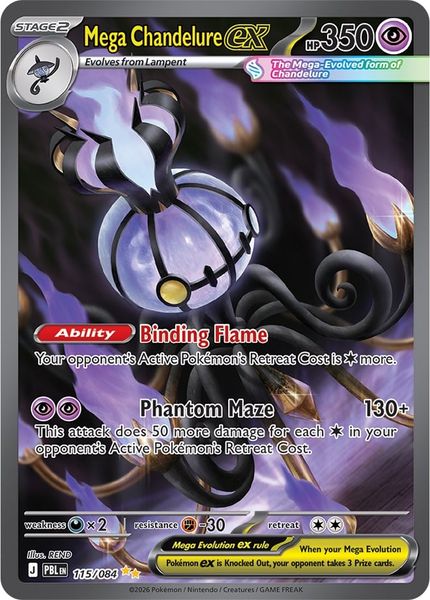 Thẻ bài Pokémon TCG: Mega Evolution Pitch Black ME05 - Booster Box (36 Packs)