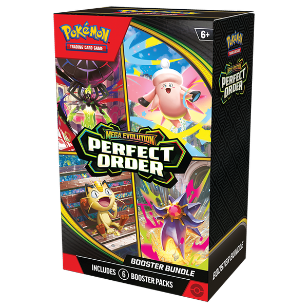 Thẻ bài Pokémon TCG: Mega Evolution Perfect Order Booster Bundle
