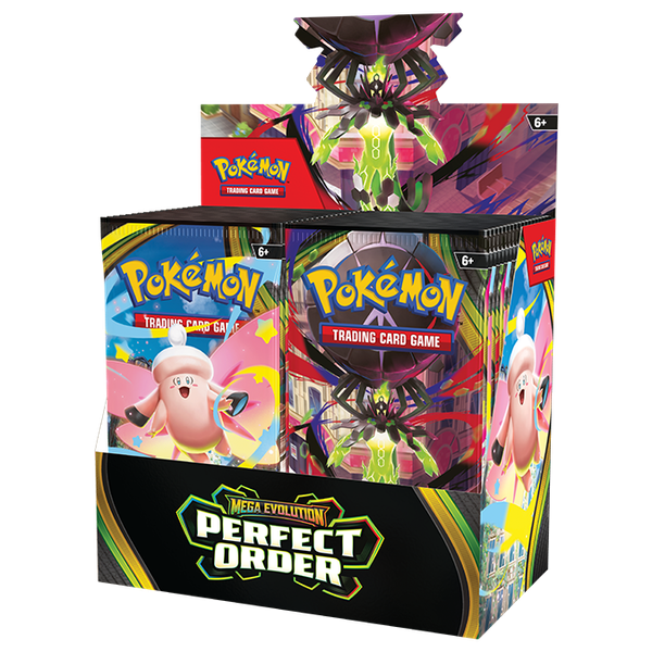 Thẻ bài Pokémon TCG: Mega Evolution Perfect Order Booster Box