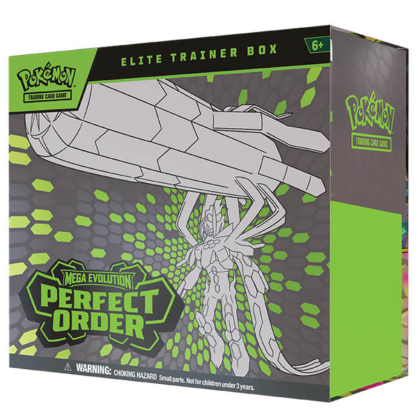 Thẻ bài Pokémon TCG: Mega Evolution Perfect Order Elite Trainer Box