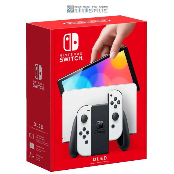 Máy Nintendo Switch Oled Model White - Like New 98%
