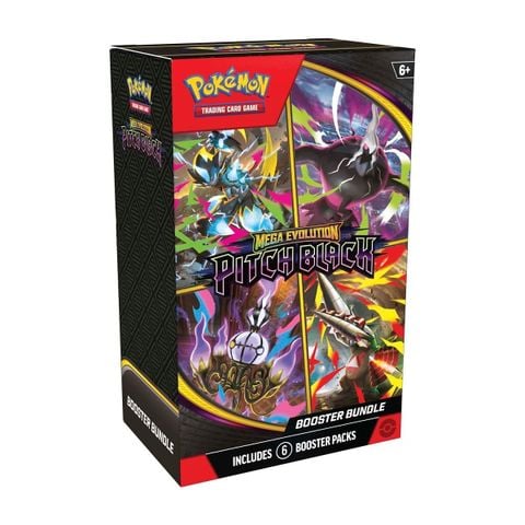 Thẻ bài Pokémon TCG: Mega Evolution Pitch Black ME05 - Booster Bundle (6 Packs)