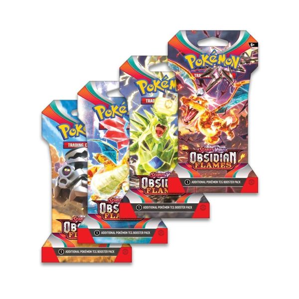 Pokémon TCG: Scarlet & Violet Obsidian Flames Sleeved Booster Pack
