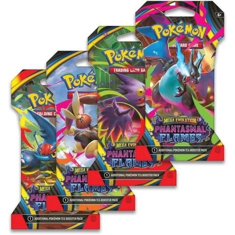 Pokemon TCG: Mega Evolutions Phantasmal Flames Sleeve Booster Pack