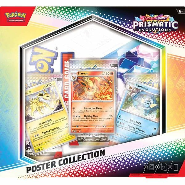 Thẻ bài Pokémon TCG: Prismatic Evolutions Poster Collection