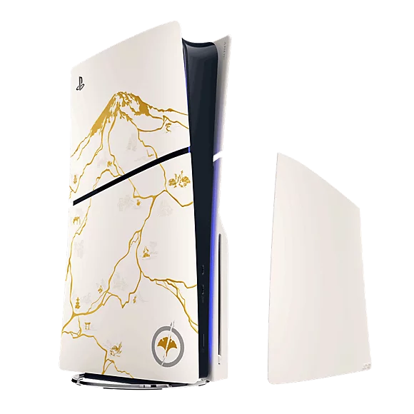 PS5 Slim Covers - Ghost of Yotei Gold Limited Edition