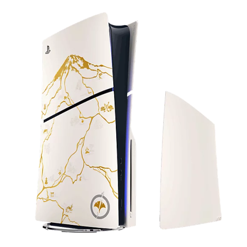 PS5 Slim Covers - Ghost of Yotei Gold Limited Edition
