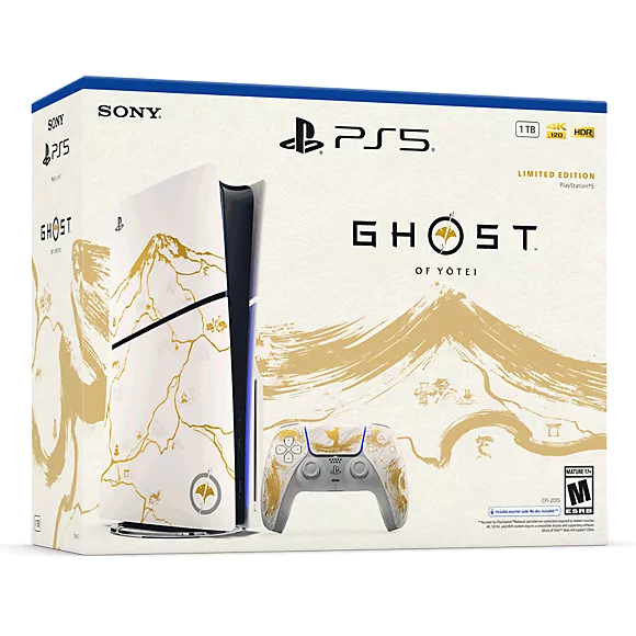 PlayStation®5 Console - Ghost of Yotei™ Gold Limited Edition Bundle