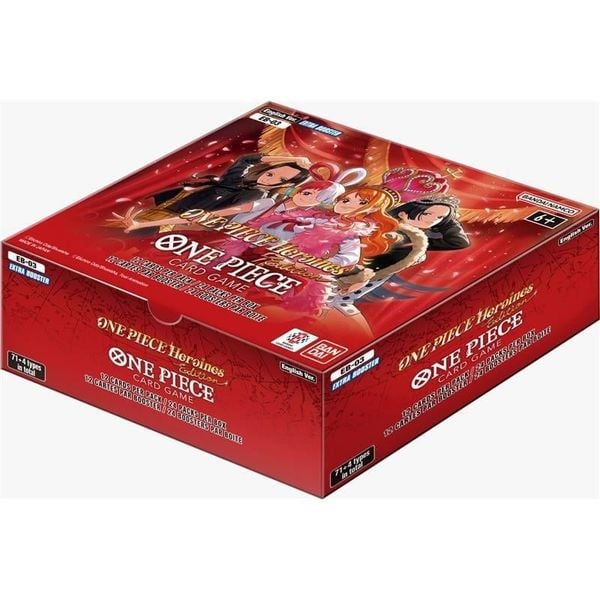 Thẻ bài TCG One Piece: Heroines Edition EB-03 English Booster Box