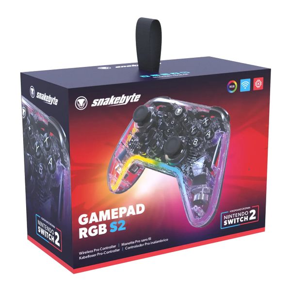 Snakebyte GamePad PRO RGB S2 cho Nintendo Switch 2