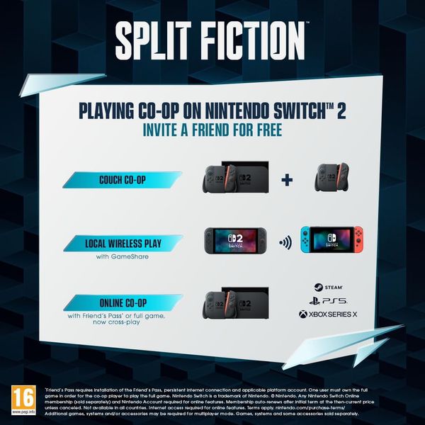 Split Fiction - Download Code Nintendo Switch 2