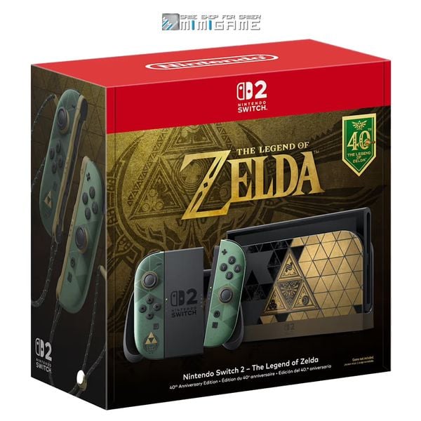 Nintendo Switch 2 The Legend of Zelda 40th Anniversary Edition