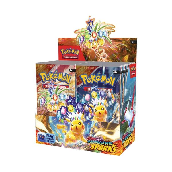 Thẻ bài Pokémon TCG: Scarlet & Violet Surging Sparks Booster Box