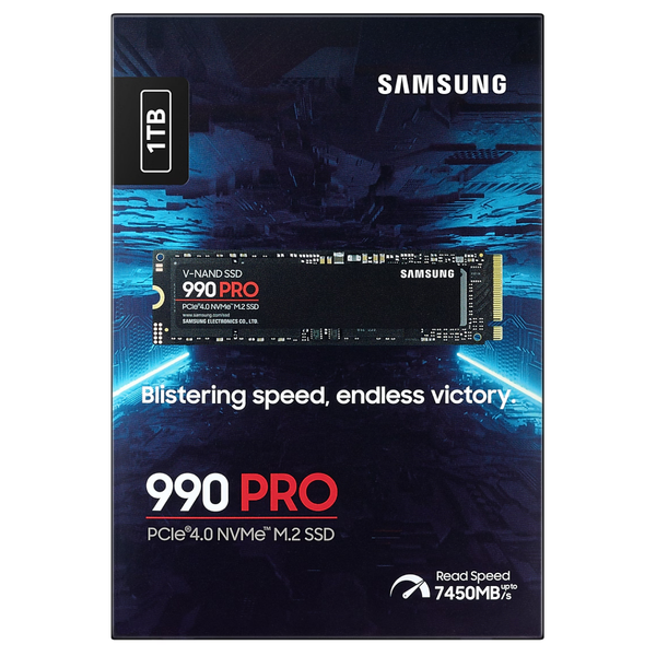 Samsung 990 PRO 1TB NVMe SSD PCIe 4.0 x4 M.2 2280