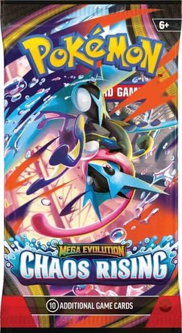 Thẻ bài Pokémon TCG: Mega Evolution Chaos Rising ME04 Booster Pack