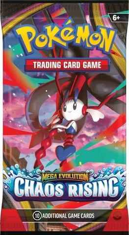 Thẻ bài Pokémon TCG: Mega Evolution Chaos Rising ME04 Booster Pack