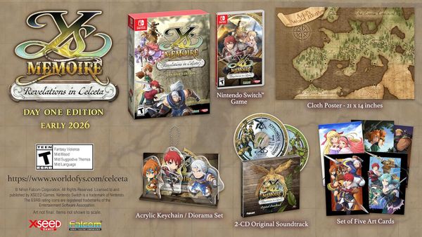Ys Memoire: The Revelations in Celceta Day One Edition Nintendo Switch