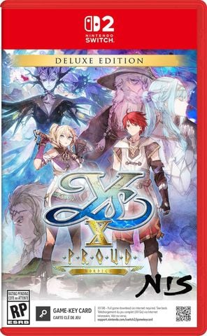 Ys X: Proud Nordics: Deluxe Edition - Game Key Card Switch 2