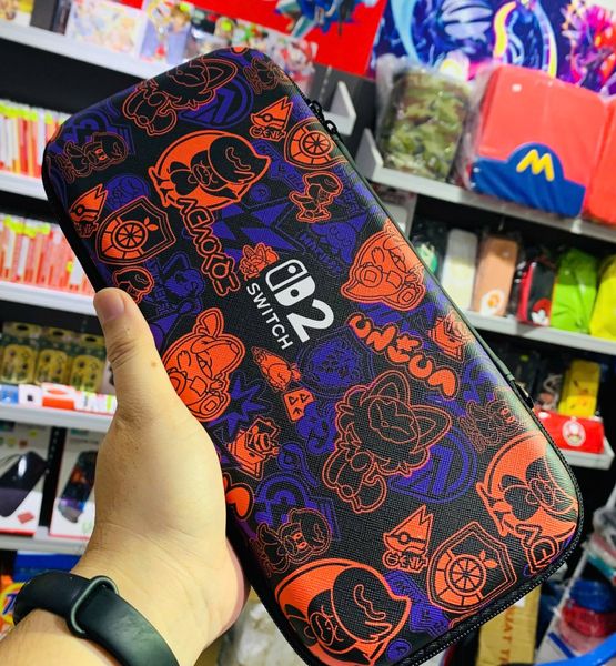 Bóp đựng Nintendo Switch 2 họa tiết Mario/Zelda/Pokemon