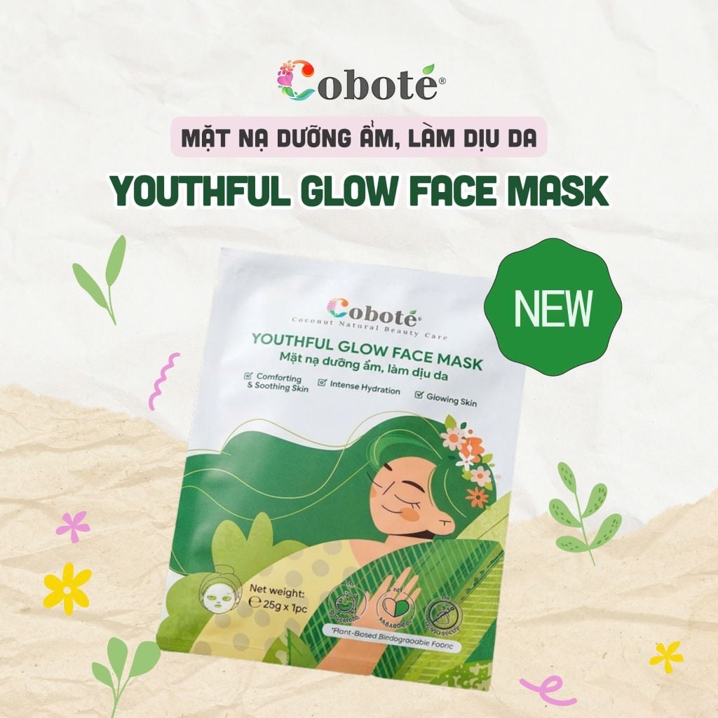Mặt Nạ Dừa - YOUTHFUL GLOW FACE MASK